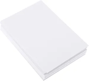 Veemoon 100pcs Watercolor Paper Durable Drawing Paper for Artists Non Deforming Lightweight for Markers Colored Pencils Opens Flat for Easy Use