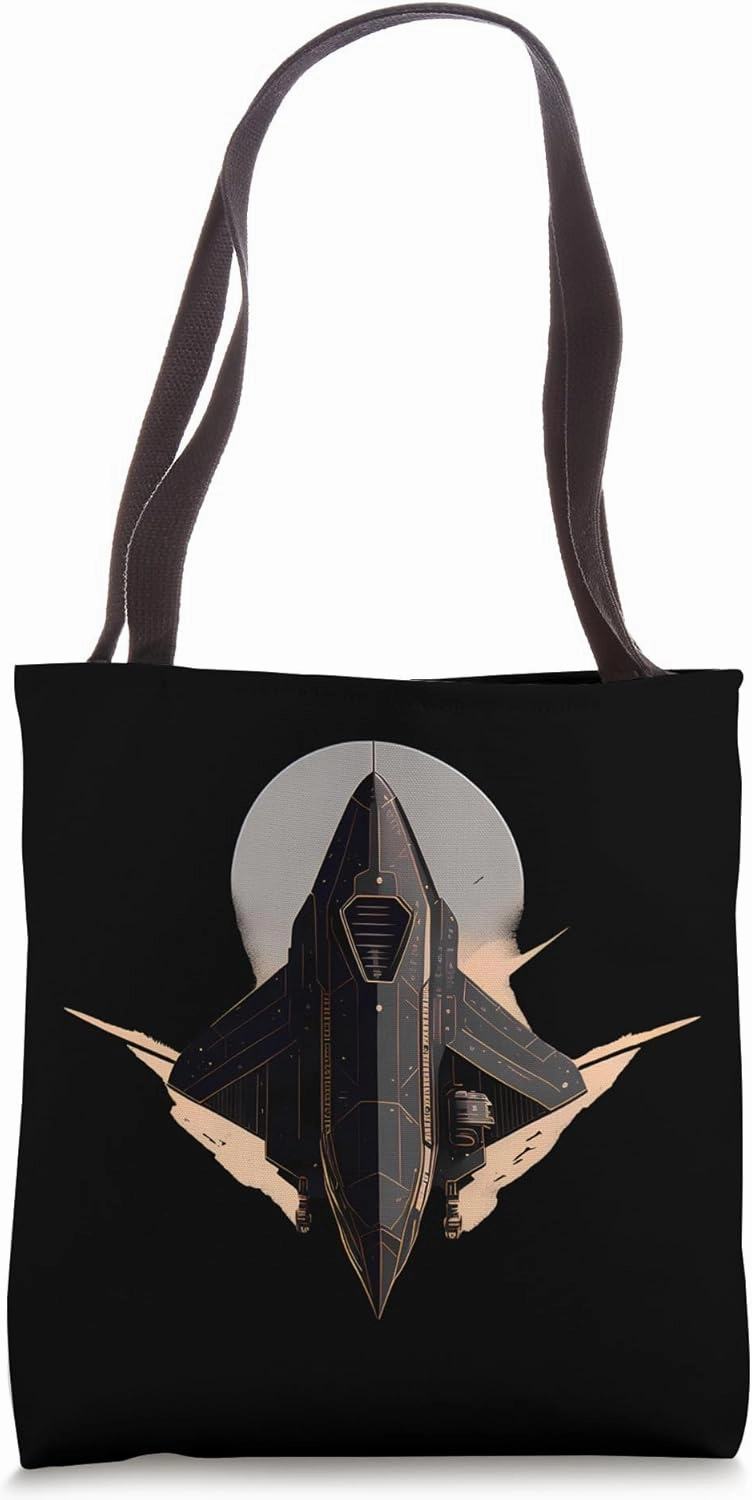 Vintage Spaceship Space Lover Retro Spacecraft Science Tote Bag