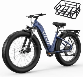 Vivi ACE07 Electric Bike, 26" x 4.0 Fat Tire Ebike, 1475W Peak Motor Electric Bike for Adults, 25MPH Ebikes for Adults with 48V 720WH Removable Battery, 7 Speed, UL 2849 Certified