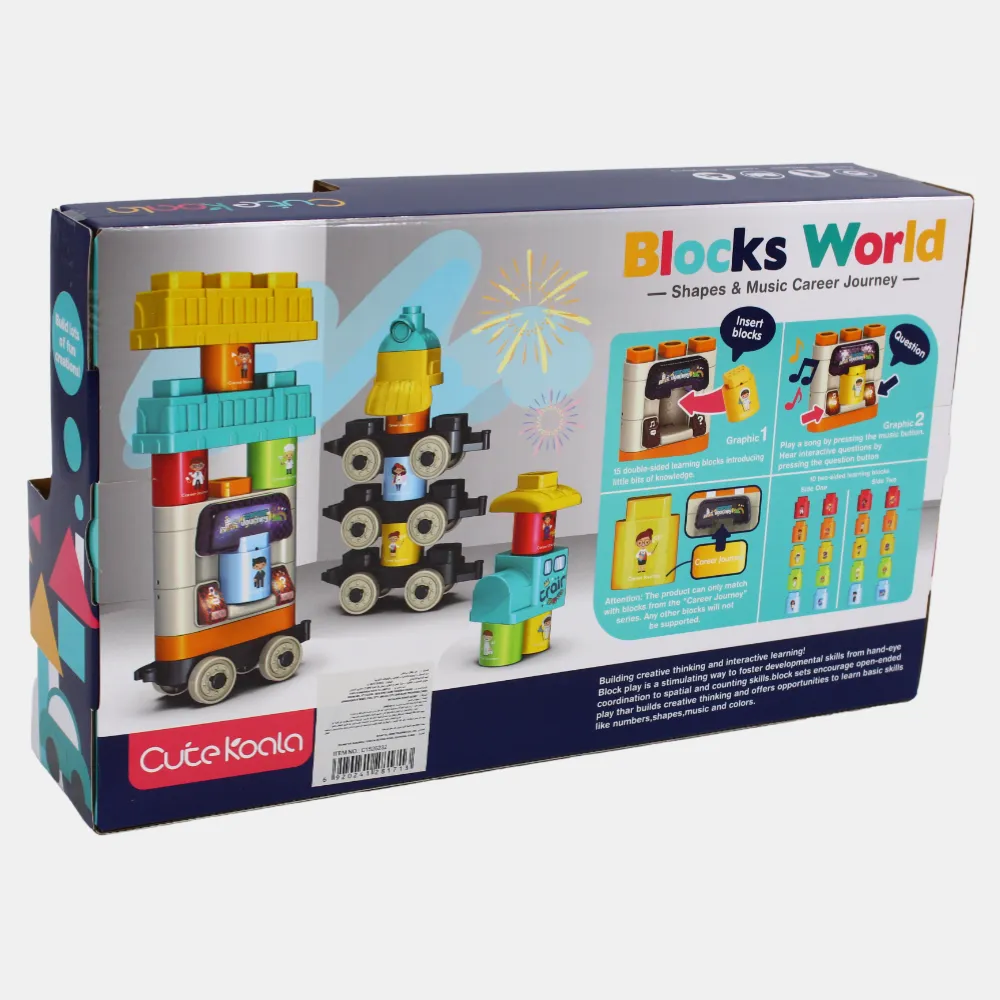 Voice Interactive Music LED Building Blocks – Educational DIY Toy