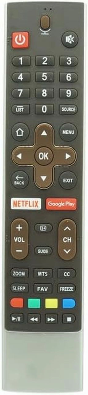 Voice Bluetooth Remote Control for Kogan KALED50XU9010SKA KALED50ZU9010SKA KALED58XU9010SKA KALED65XU9010SKA KALED75XU9010SKA Smart 4K Android TV