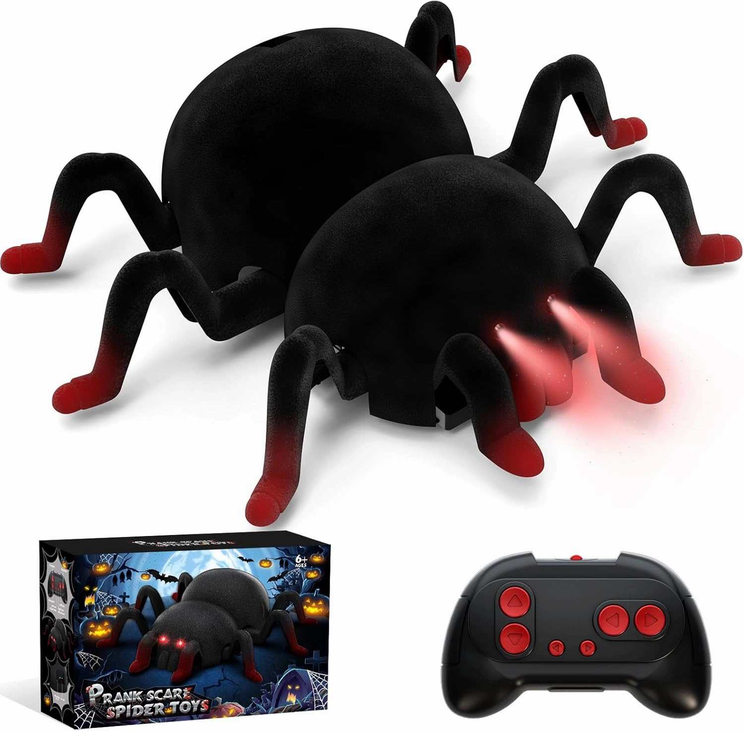 VRG Wall Climbing Spider, Rechargeable Remote Control Robot Kids Toys, Climbing up Walls for Prank Toys & Games, Xmas Birthday Gifts, Toys for Boys & Girls Ages 3 to Up