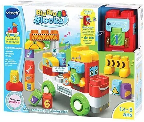 VTech – Bla Bla Blocks – My interactive Truck 1,2,3 (Greek Language )