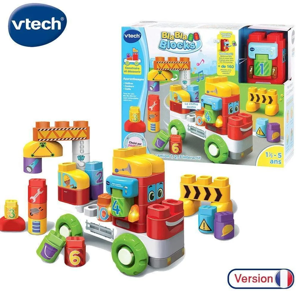 VTech – Bla Bla Blocks – My interactive Truck 1,2,3 (Greek Language )