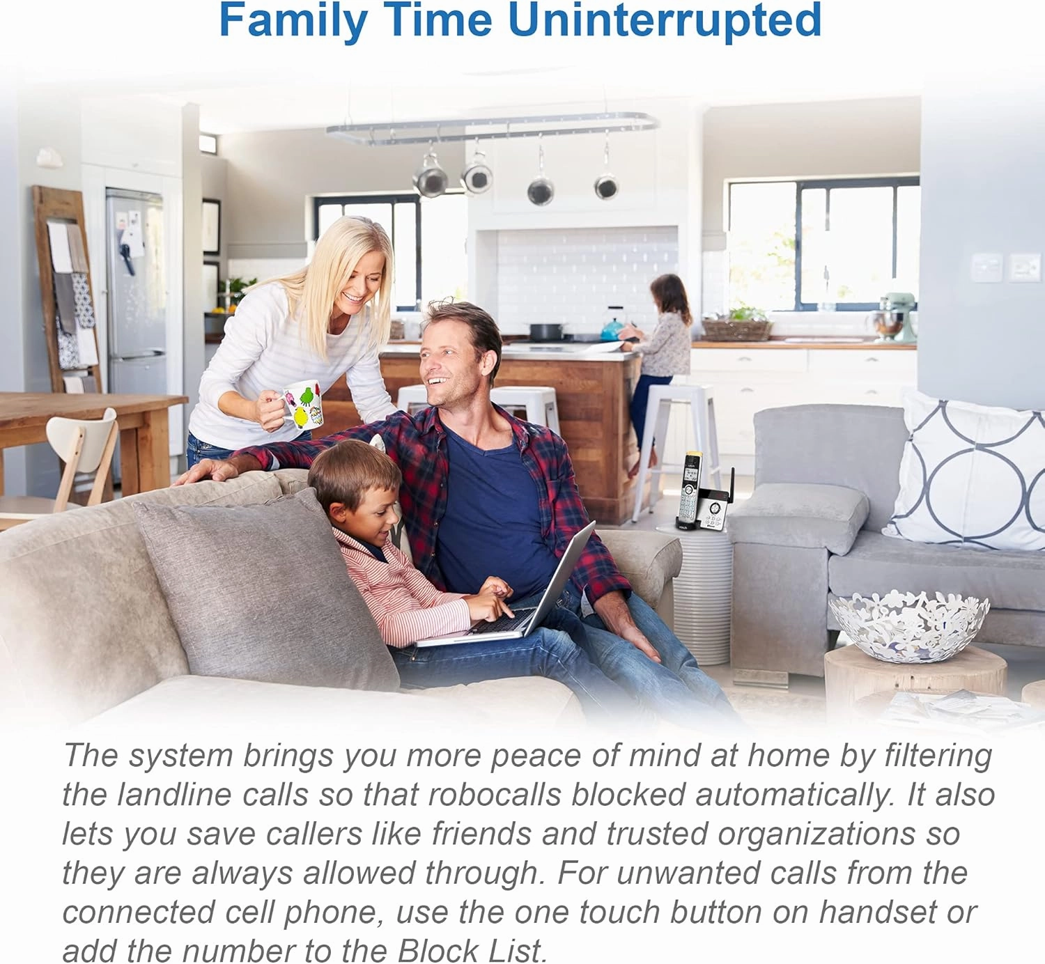 VTech IS8121-3 Super Long Range up to 2300 Feet DECT 6.0 Bluetooth 3 Handset Cordless Phone for Home with Answering Machine, Call Blocking, Connect to Cell, Intercom and Expandable to 5 Handsets