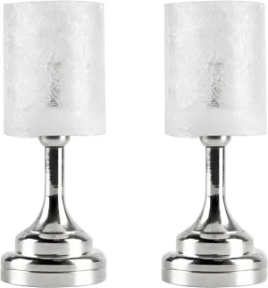 Waldosia 1:12 Scale Dollhouse Miniature Led Modern Table Lamp Set