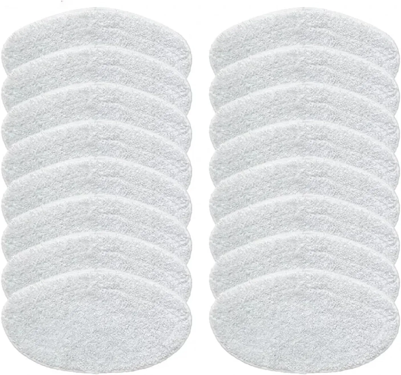 Washable Mop Rags Compatible with Polti Kit Vaporetto PAEU0332 Steam Vacuum Cleaner Microfibre Mops Cloth Replacement Parts Accessories(Color:16 pcs)