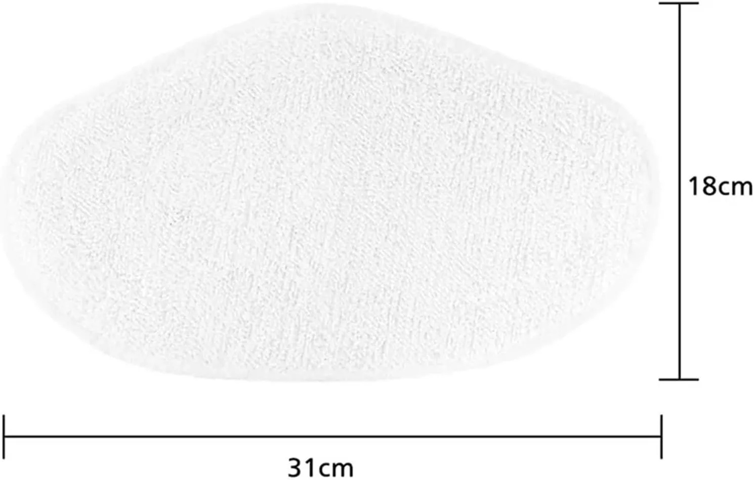 Washable Mop Rags Compatible with Polti Kit Vaporetto PAEU0332 Steam Vacuum Cleaner Microfibre Mops Cloth Replacement Parts Accessories(Color:16 pcs)