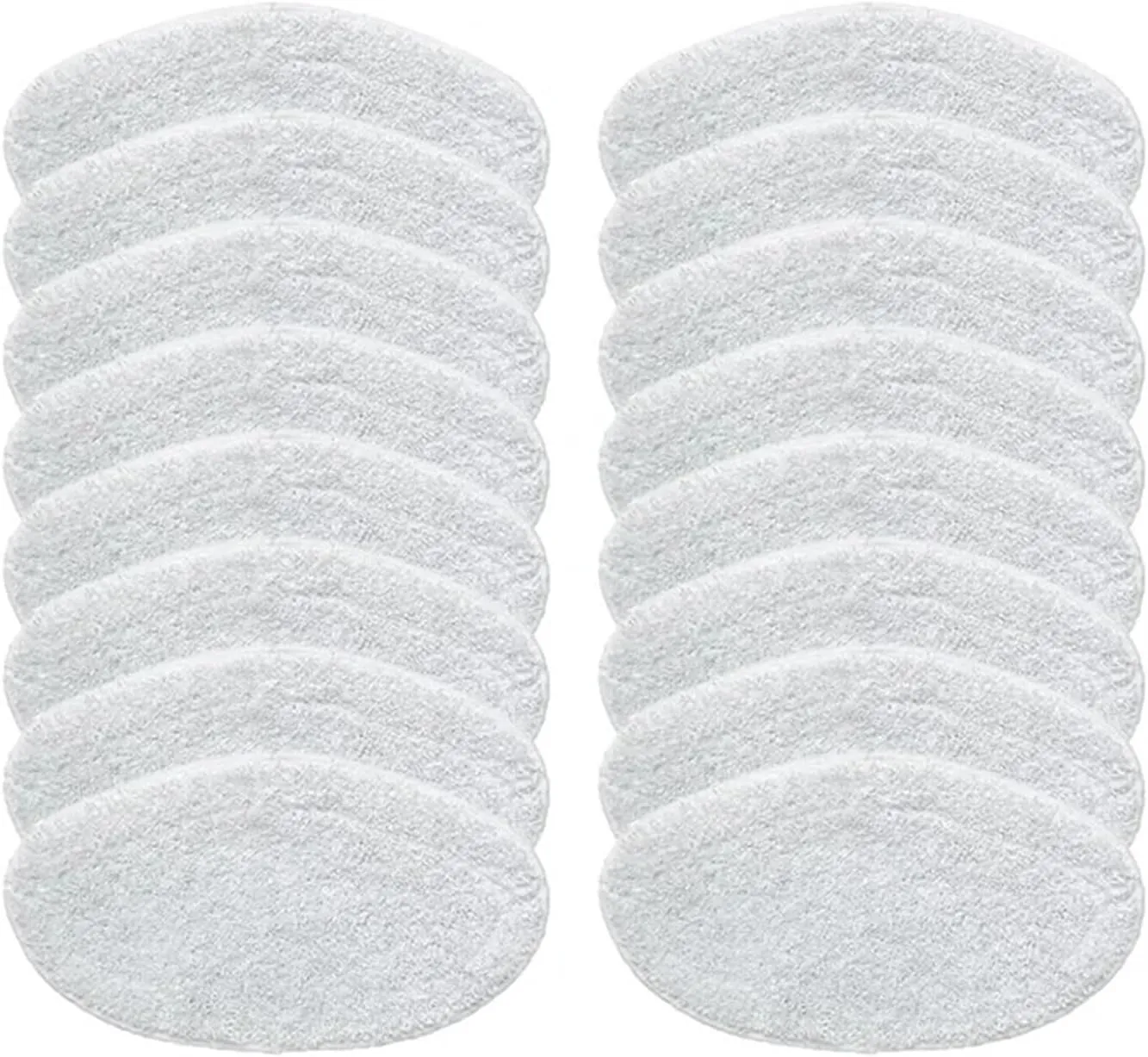 Washable Mop Rags Compatible with Polti Kit Vaporetto PAEU0332 Steam Vacuum Cleaner Microfibre Mops Cloth Replacement Parts Accessories(Color:16 pcs)