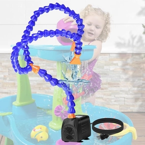 Water Table Pump, Water Pump for Kids Waters Table, Summer Outdoor Waters Game Toys for Kids, Automatic Wateres Tables Accessories - Two Way