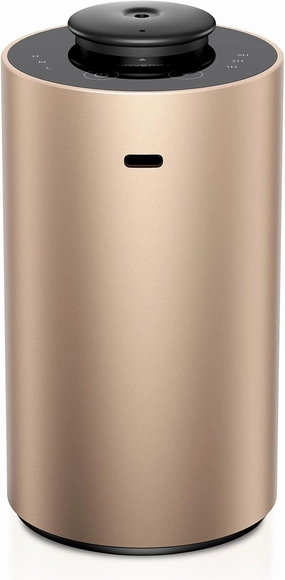 Waterless Essential Oil Diffuser for Home Aromatherapy Scent Diffusers with 3 Countdown Timer Settings or Timer-Off, 3 Mist Levels for Car Room Studio Office, ANX Premium Metal Desert Titanium