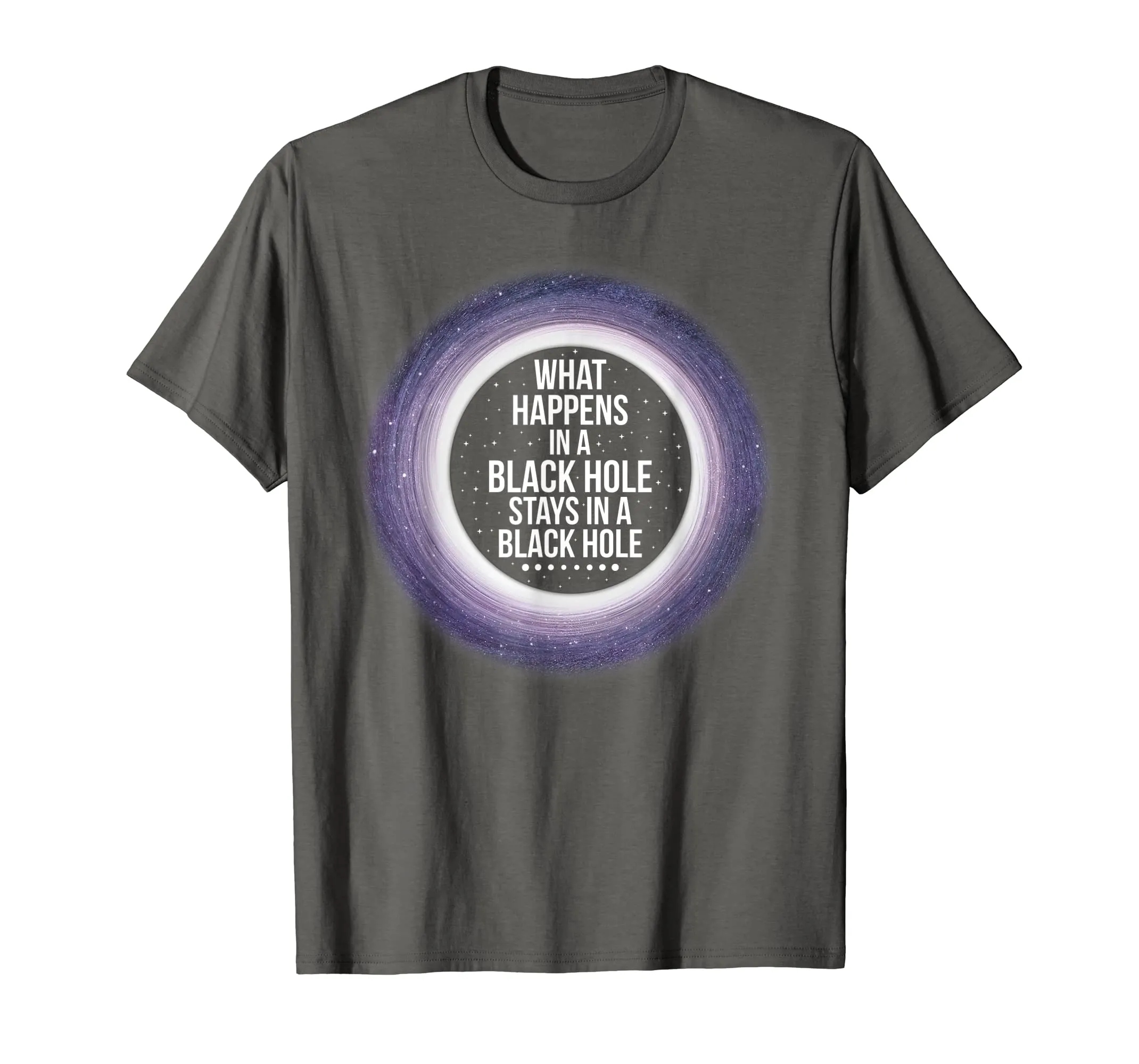 What Happens in a Black Hole T-Shirt | Funny Space Shirt