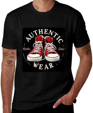 White Casual Cotton Tee for Men Summer Short Sleeve Streetwear T-Shirt Lightweight Top Weekend Wear Tee Rock 'n' Roll