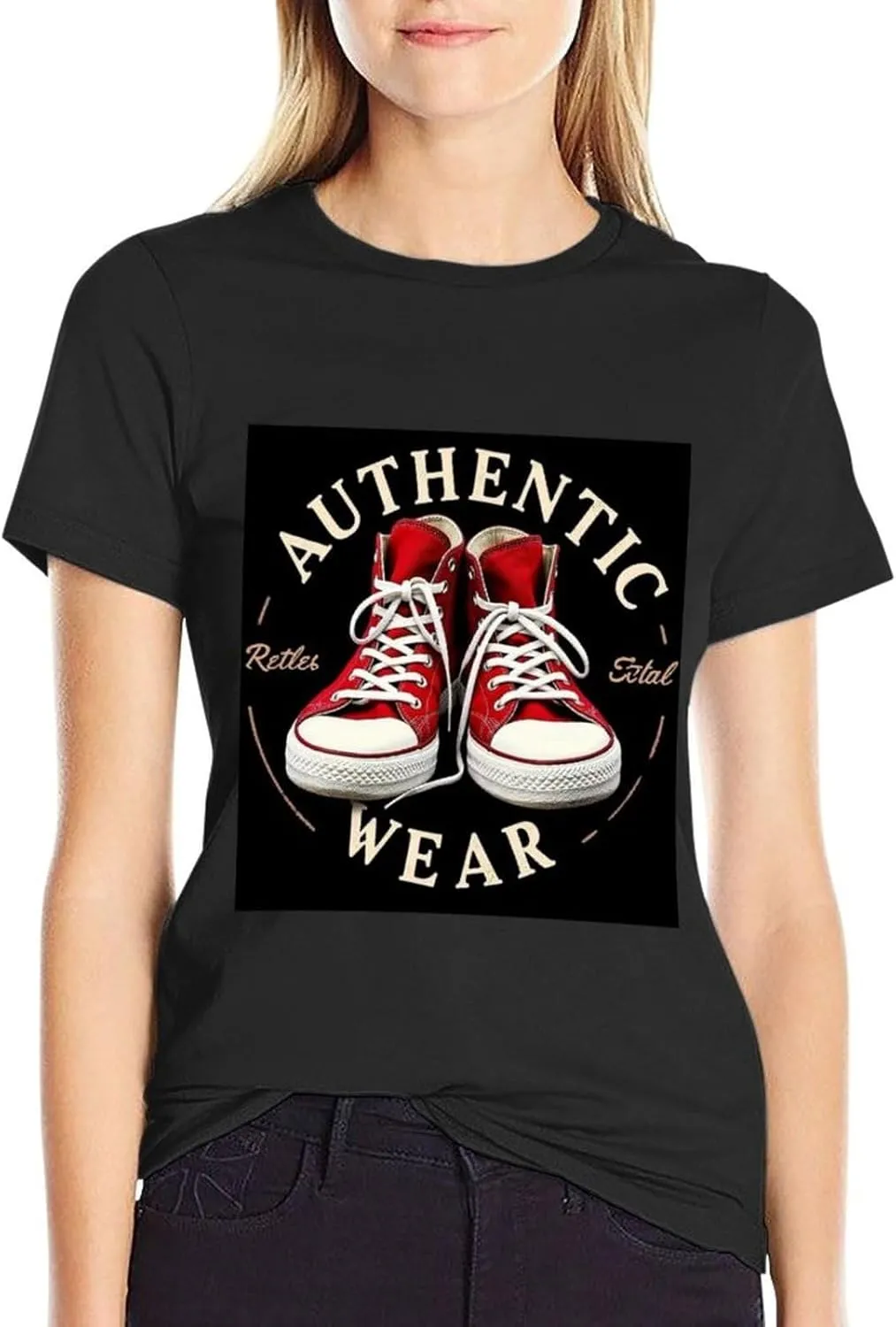 White Casual Cotton Tee for Men Summer Short Sleeve Streetwear T-Shirt Lightweight Top Weekend Wear Tee Rock 'n' Roll