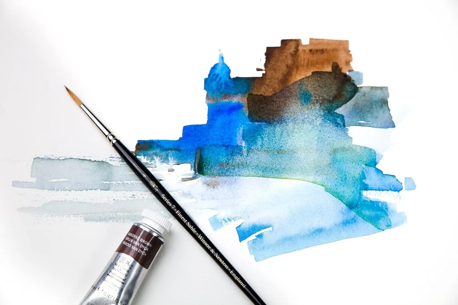 Winsor & Newton Professional Watercolor Paper Block, 7" x 10", Hot Pressed