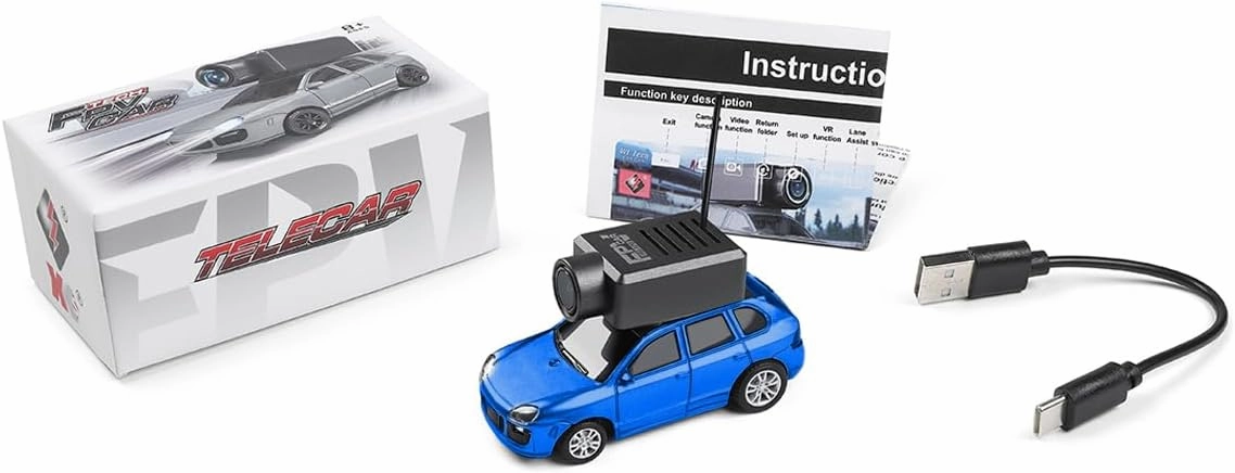 WL 1/64 Mini RC Car, APP-Controlled Fully Proportional FPV Camera Car with WiFi Module and 3-Speed Modes, Gift for RC Enthusiasts and Tech Lovers.（RTR/Blue