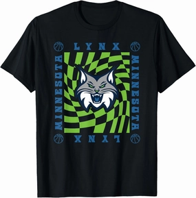 WNBA Minnesota Lynx Retro Wavy Checkerboard T-Shirt