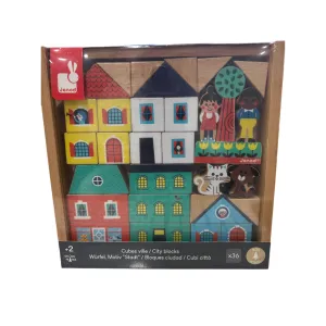 Wooden City Blocks ( 36 pieces)