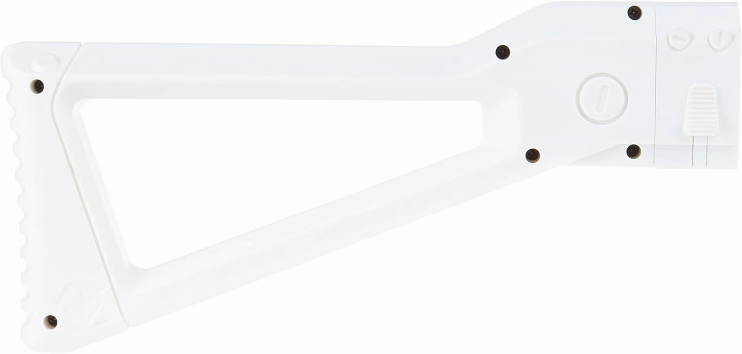 Worker Mod ABS Plastic Shoulder Stock Kits for Nerf Elite Modulus Series and Worker Blasters Toy (White)