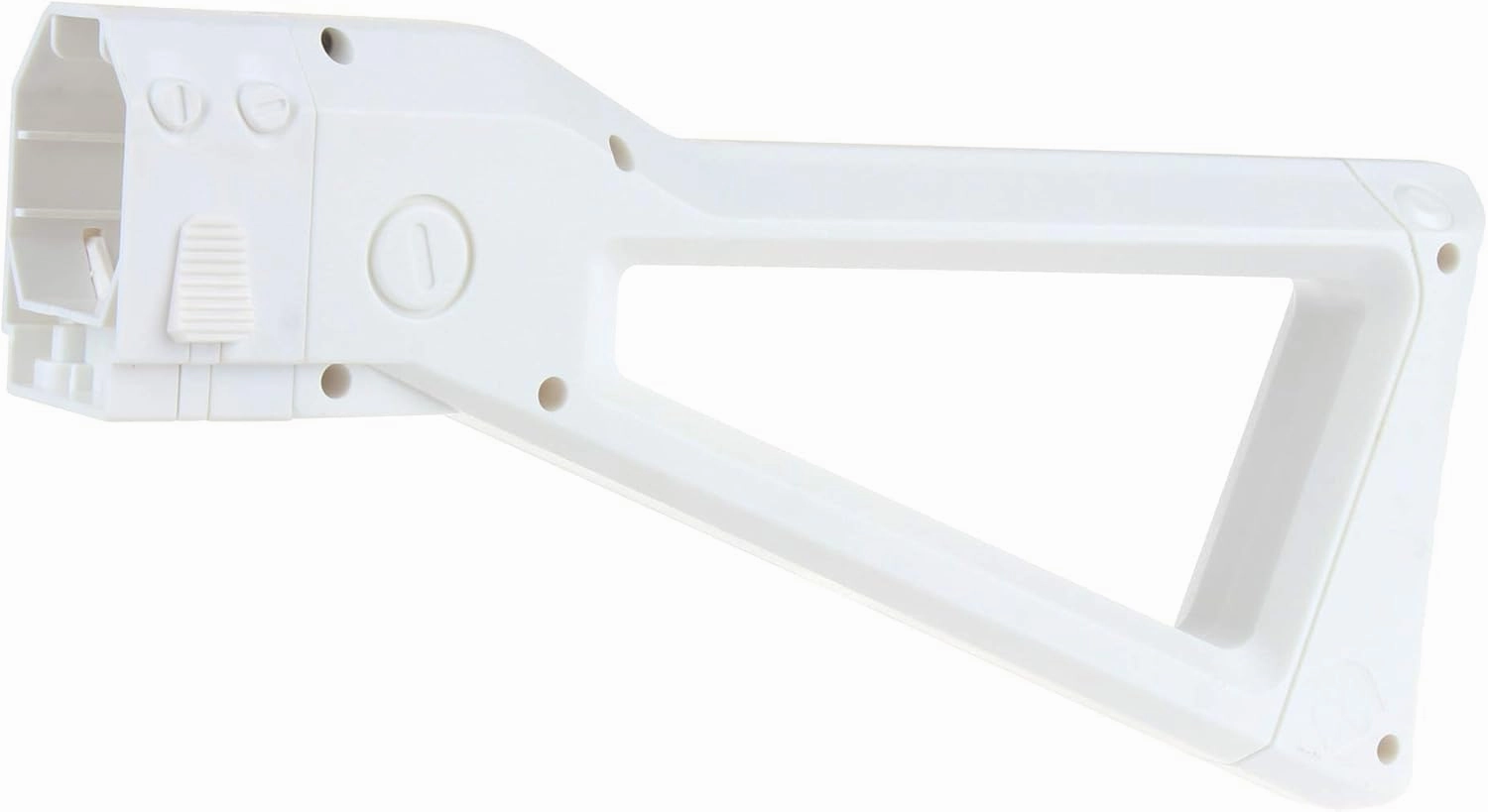 Worker Mod ABS Plastic Shoulder Stock Kits for Nerf Elite Modulus Series and Worker Blasters Toy (White)