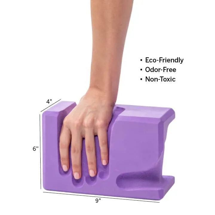 WRIST Buddy® Yoga Blocks 2 Pack | Reduces and Prevents Wrist Pain, Enhances Comfort Stability and Grip Strength on the Blocks | Hand-Shaped Blocks | EVA Foam Accessories Set | Best Gifts for Yoga