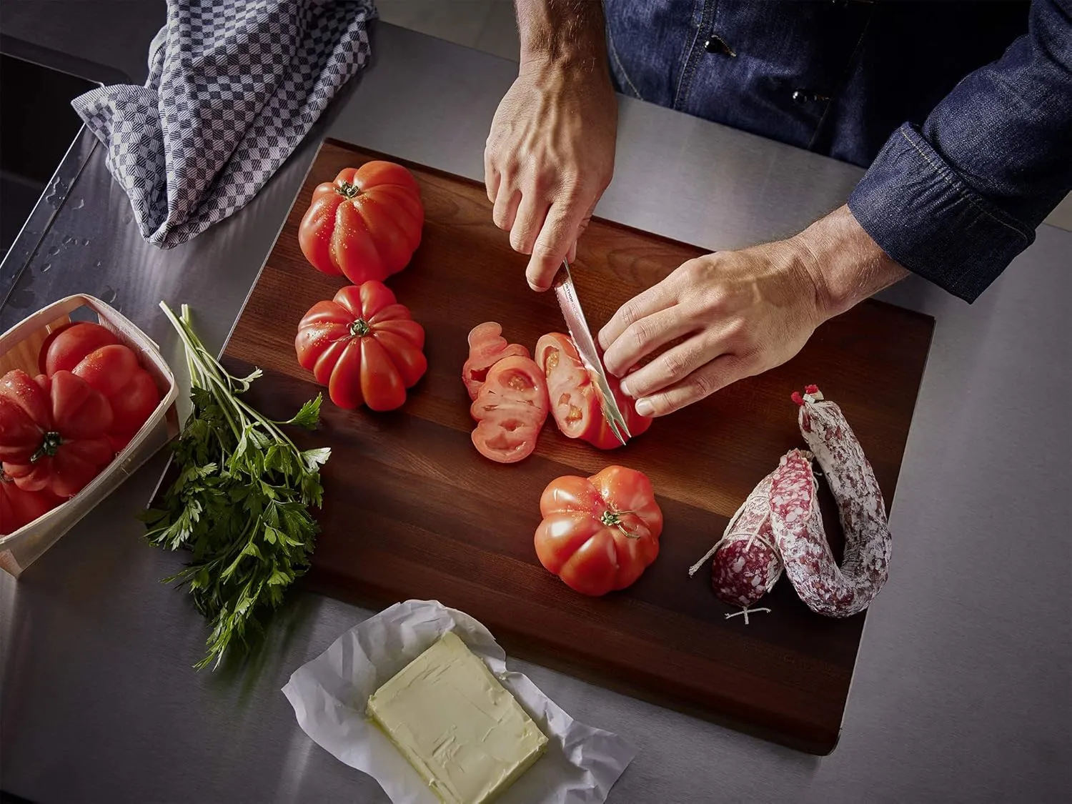 WÜSTHOF Classic 2-Piece Chef's Knife Set, Black