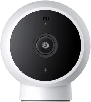 Xiaomi Mi Camera 2K Magnetic Mount, Ultra Clear 2k Image Quality, Infrared Night Vision, Two-Way Voice Calls, Motion Detection, Smart Voice Control, White