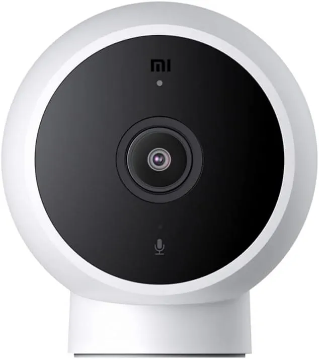 Xiaomi Mi Camera 2K Magnetic Mount, Ultra Clear 2k Image Quality, Infrared Night Vision, Two-Way Voice Calls, Motion Detection, Smart Voice Control, White