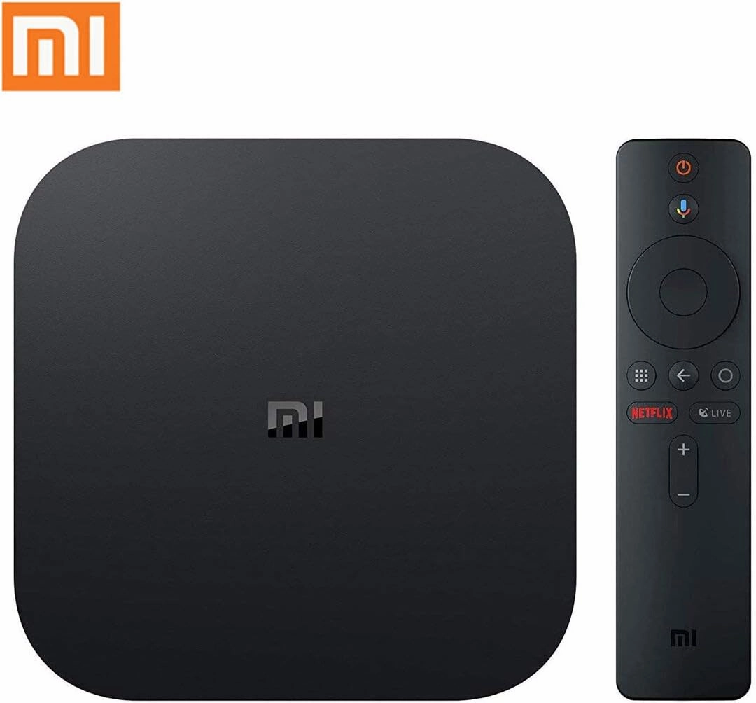Xiaomi Mi Box S Android TV with Google Assistant Remote Streaming Media Player - Chromecast Built-in - 4K HDR - Wi-Fi - 8 GB - Black