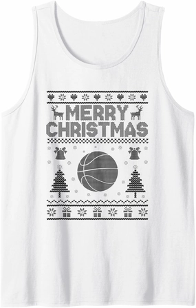 Xmas Merry Christmas Shoot Court Player Tank Top