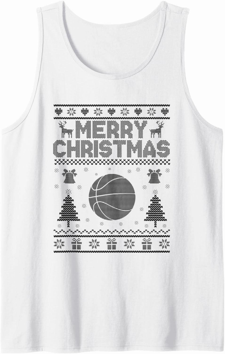 Xmas Merry Christmas Shoot Court Player Tank Top