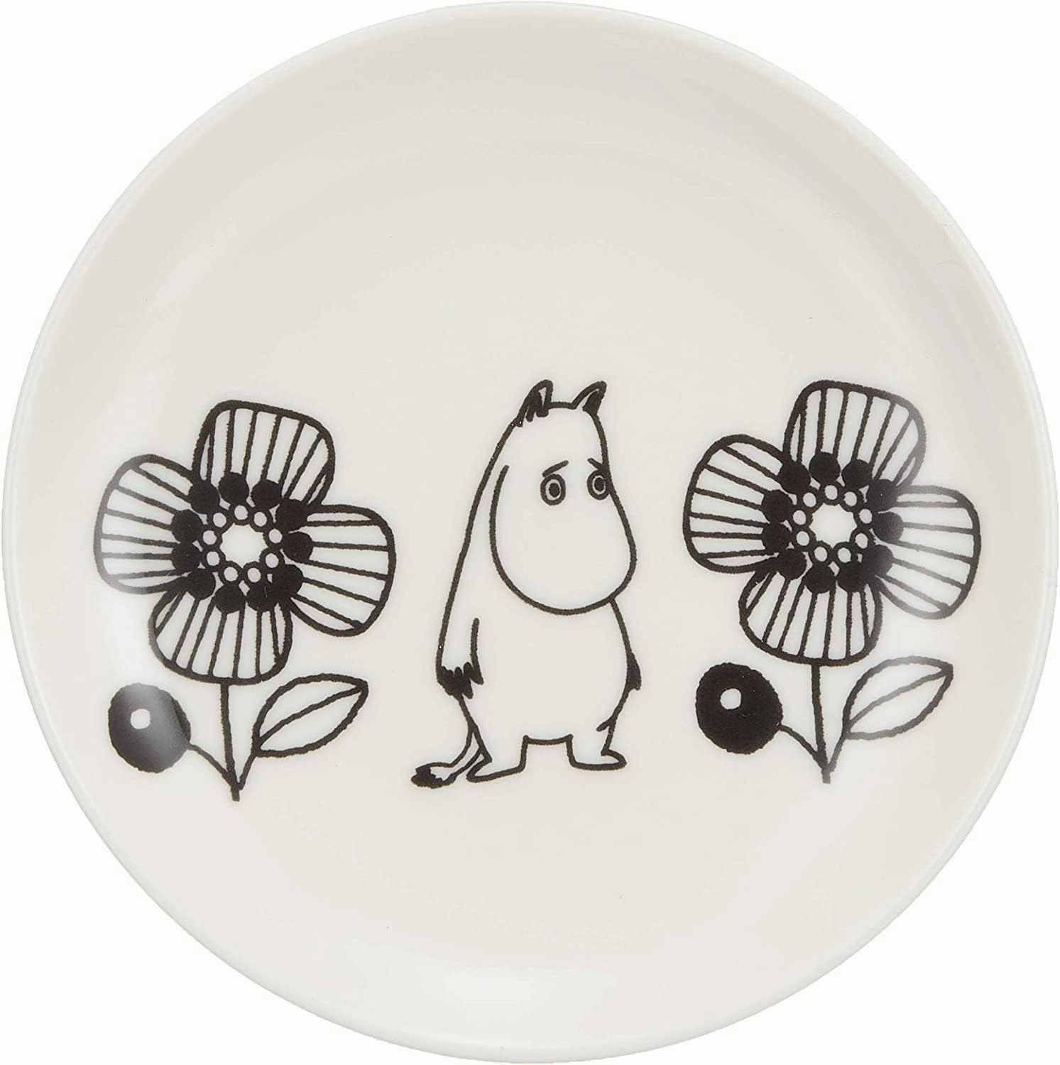 Yamaka Shoten MOOMIN MM1400-52 Moomin Valley Plate Plate, 6-piece Set, Microwave and Dishwasher Safe Goods, Scandinavia, Mother's Day, Gift, Tableware, Gift, Wedding Gift, Made in Japan