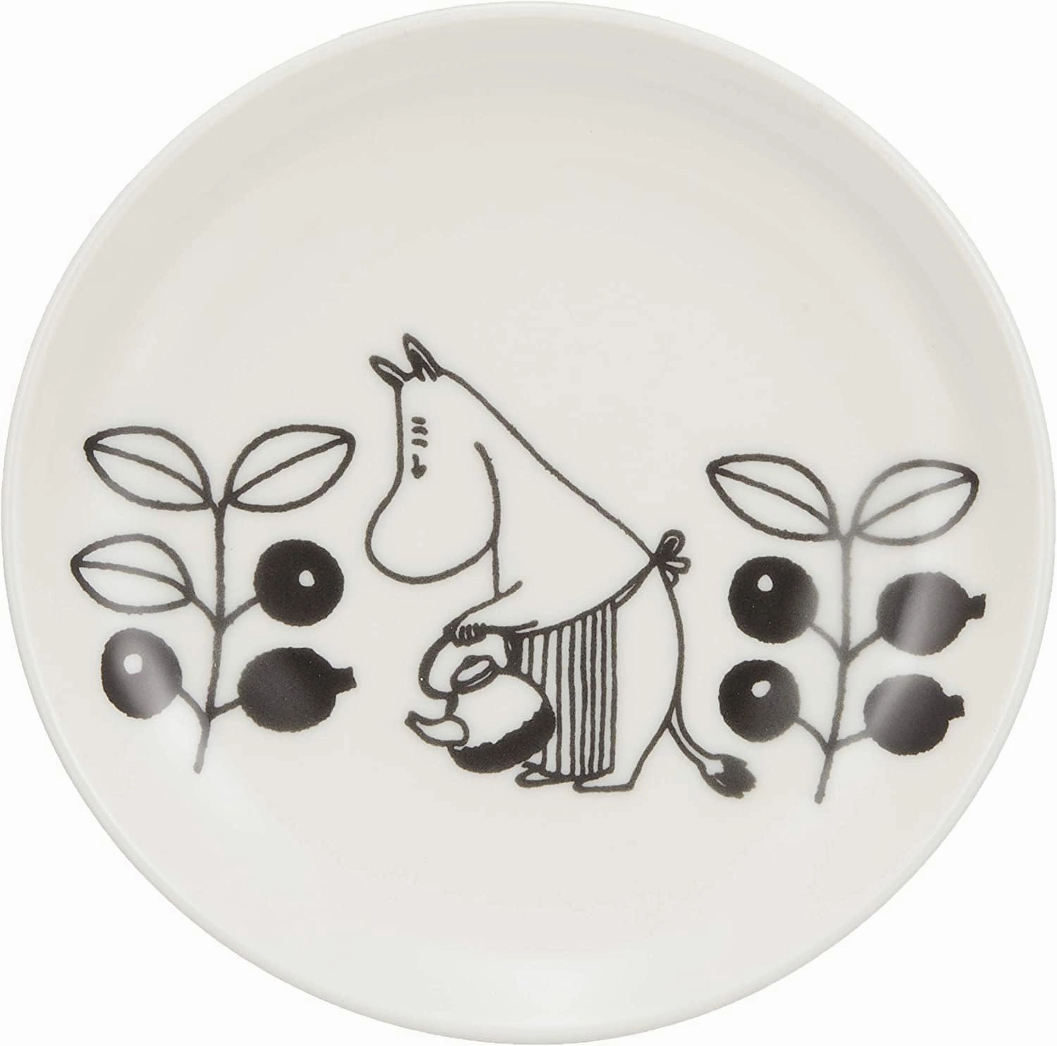 Yamaka Shoten MOOMIN MM1400-52 Moomin Valley Plate Plate, 6-piece Set, Microwave and Dishwasher Safe Goods, Scandinavia, Mother's Day, Gift, Tableware, Gift, Wedding Gift, Made in Japan