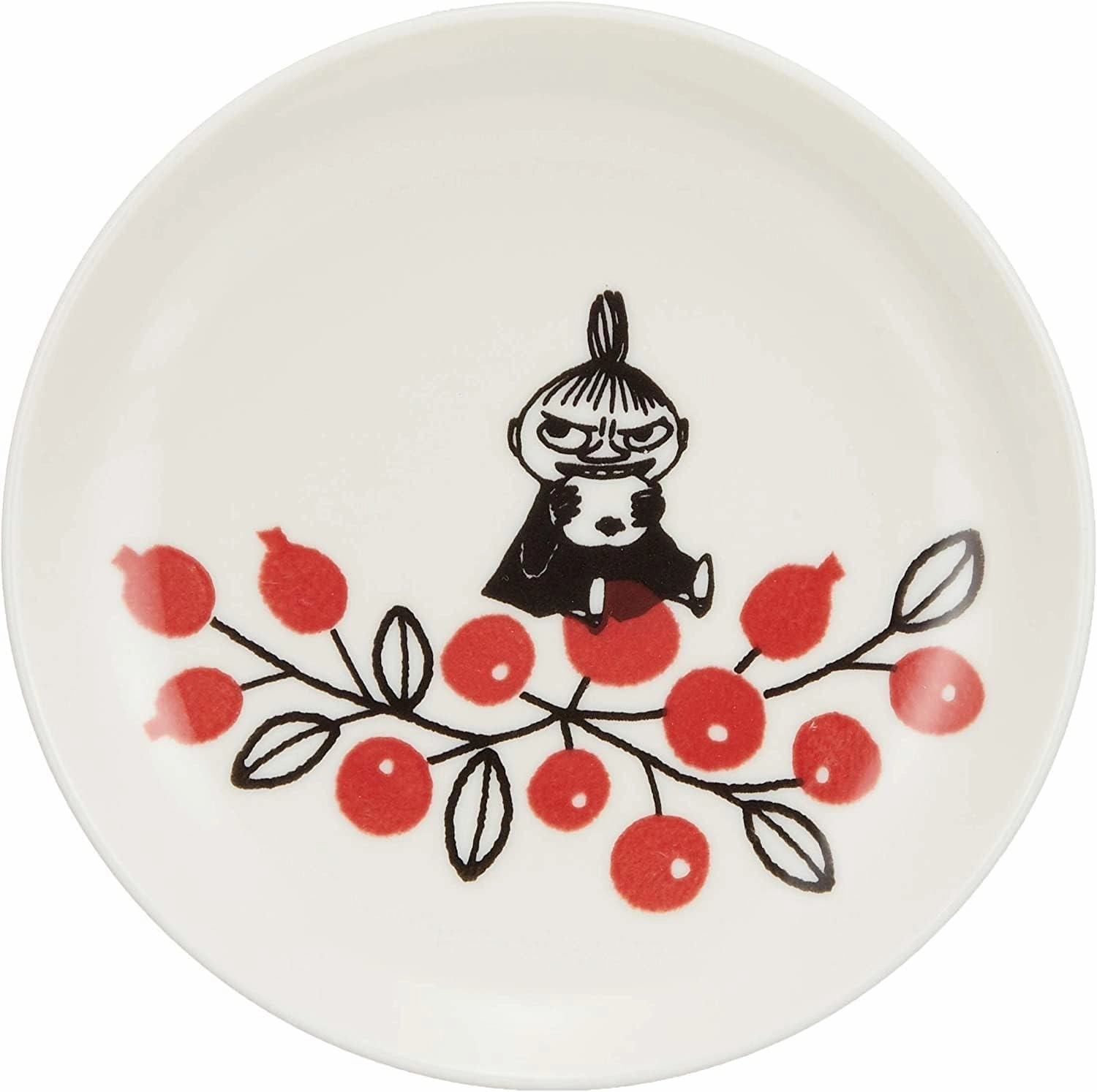 Yamaka Shoten MOOMIN MM1400-52 Moomin Valley Plate Plate, 6-piece Set, Microwave and Dishwasher Safe Goods, Scandinavia, Mother's Day, Gift, Tableware, Gift, Wedding Gift, Made in Japan