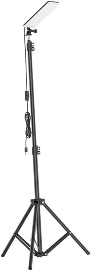 Yardwe Telescopic Camping Lantern Portable Folding Light Tripod Stand Fireproof Design for Outdoor Adventures USB Rechargeable Easy to Install and Detach