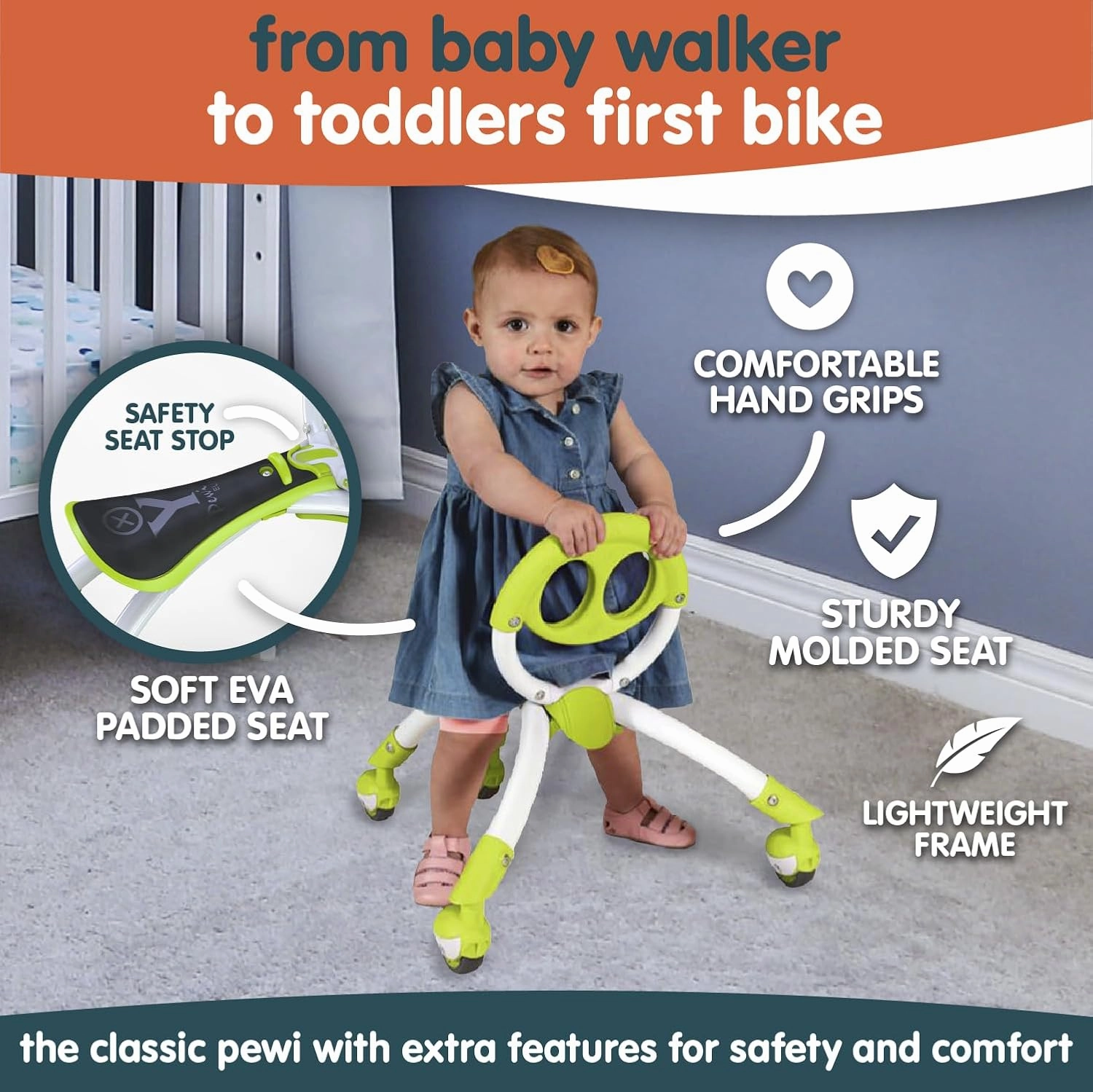 YBIKE Pewi Elite Bike Walking Ride On Toy