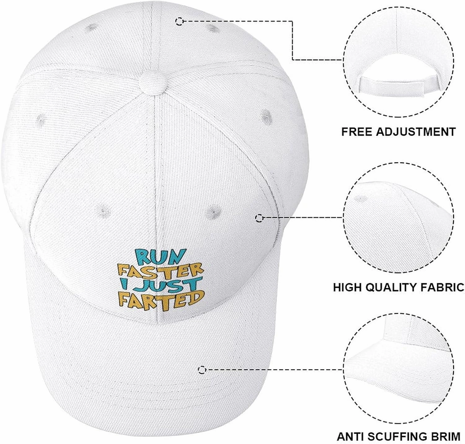 Yepp I Just Farted Fashion Baseball Cap Men Women Classic Adjustable Sun Golf Dad Hat Outdoor